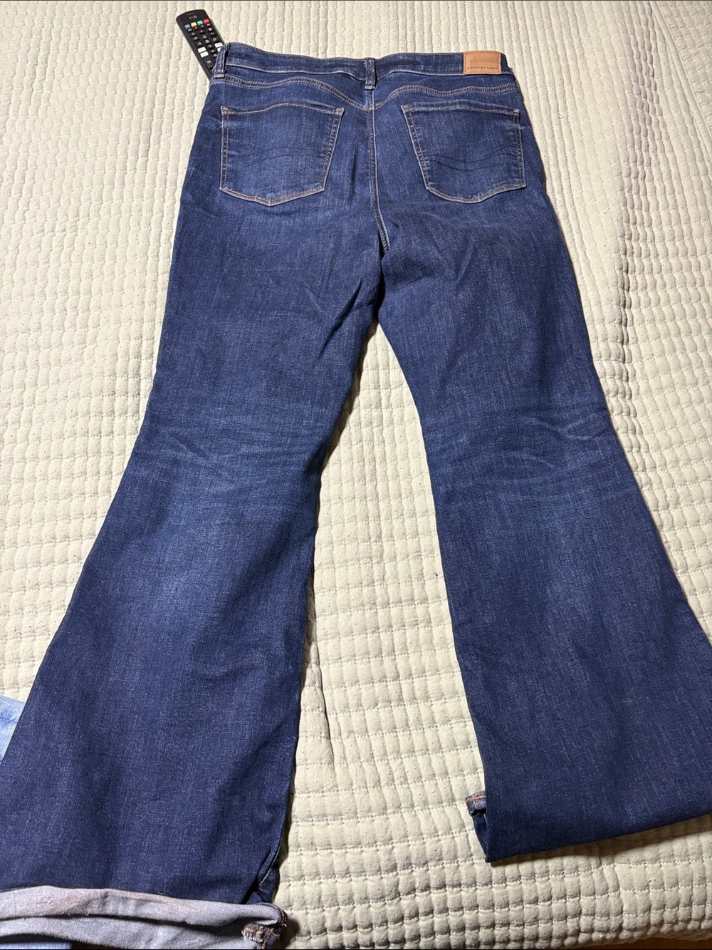 American Eagle Outfitters Dark Blue Flare Jeans